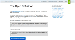 Desktop Screenshot of opendefinition.org